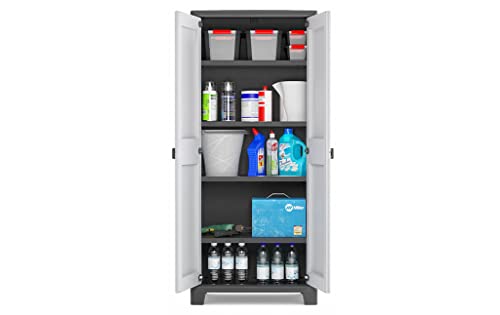 Keter Armadio Alto Titan con Ripiani Regolabili, da interno ed esterno, 80 x 44 x 182 cm : Amazon.it: Giardino e giardinaggio