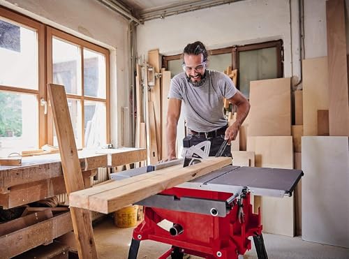 Einhell Sega circolare da banco TC TS 2225 U (max. 2.200 W, avvio graduale, guida parallela/angolare, lama inclinabile, regolazione in altezza fino a 80 mm, prolunghe) : Amazon.it: Fai da te