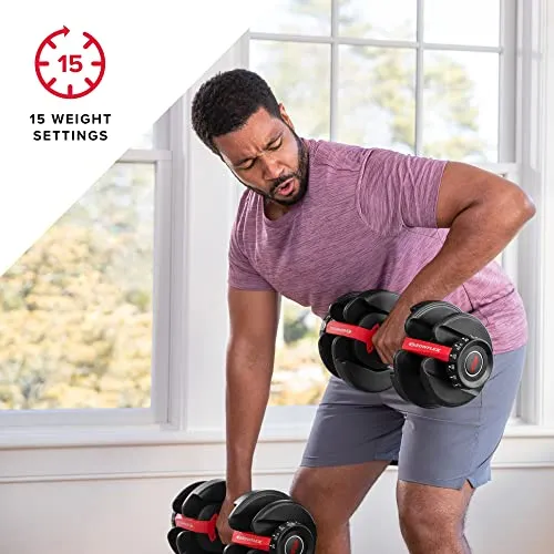 552 Adjustable Dumbbells Pair, 5-52.5 lbs, Space-Saving Home Gym Equipment