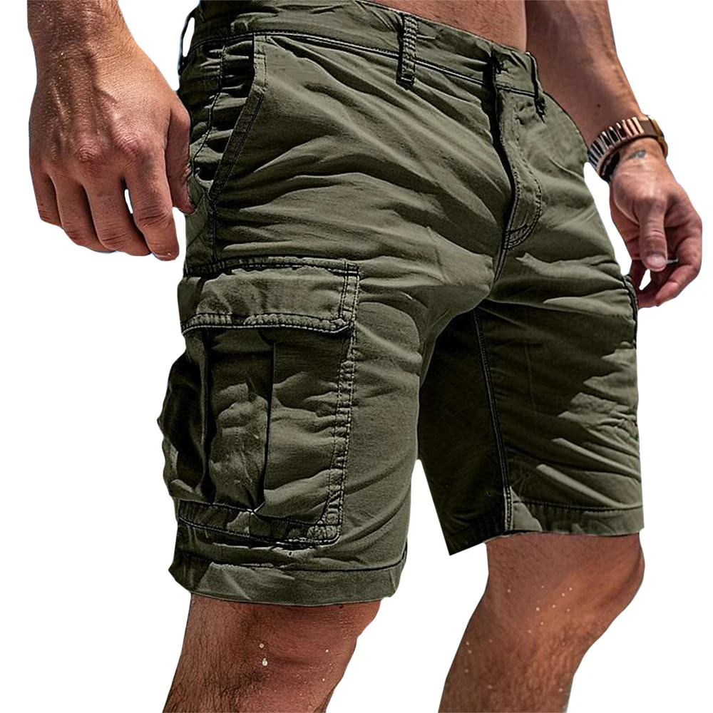 Leichte & atmungsaktive Baumwoll-Cargoshorts f��r Herren