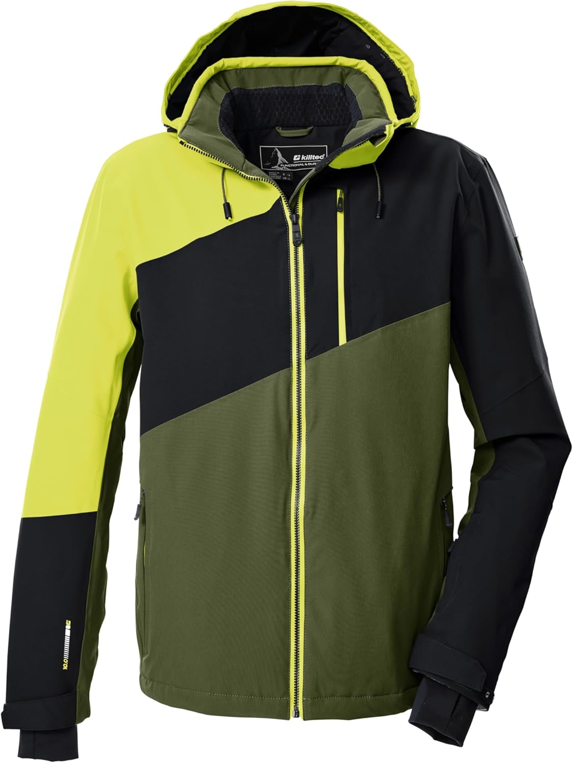 Killtec Herren Ksw 32 Mn Ski Jckt Outdoorjacke/Funktionsjacke mit abzipbarer Kapuze und Schneefang