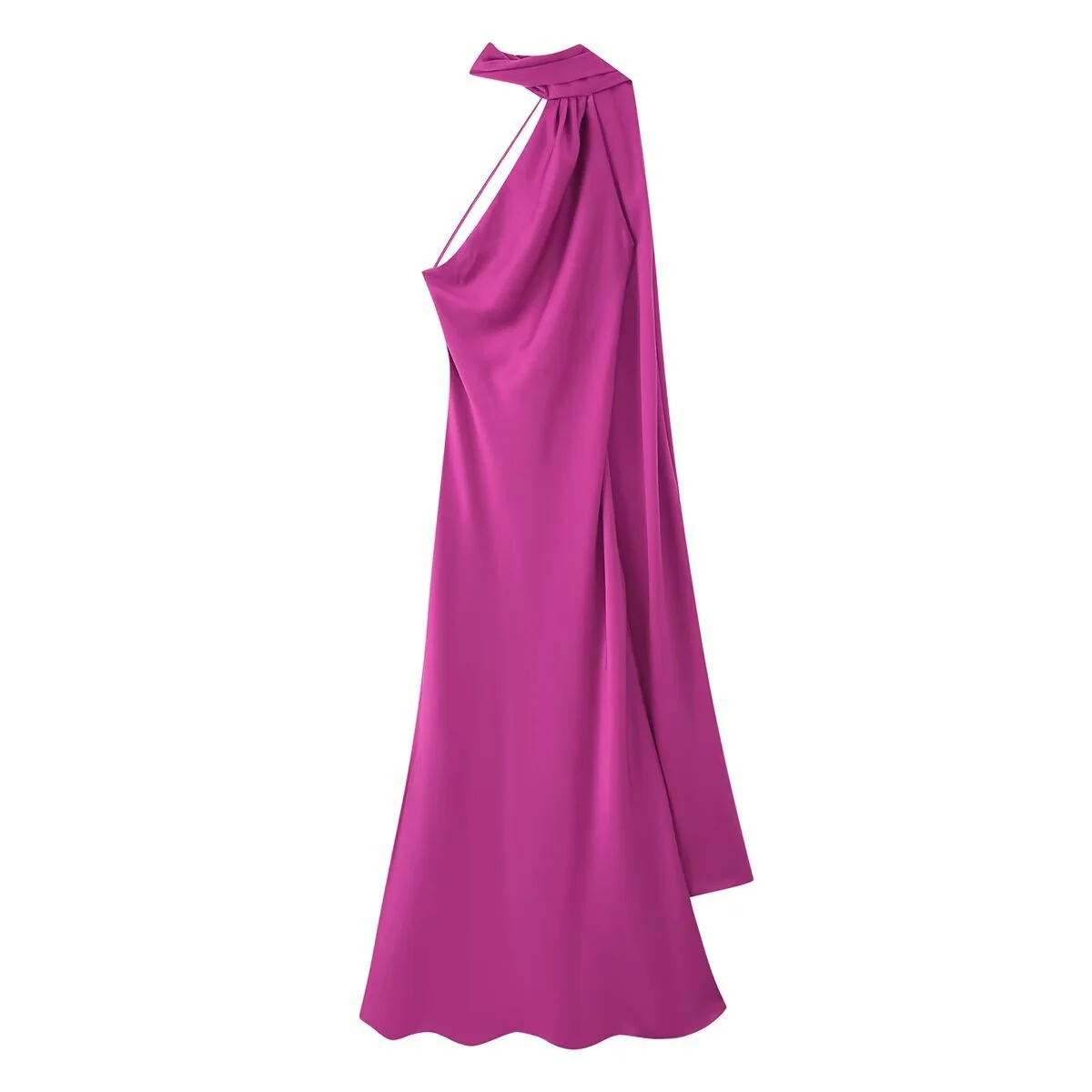 Luxuri?ses Satin-Maxikleid f��r festliche Anl?sse