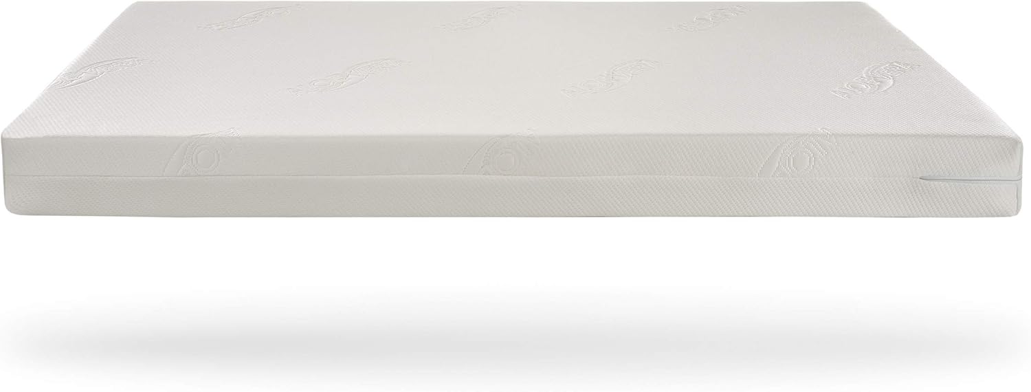 Love For Sleep Babybett Beistellbett 120x60cm mit Sicherheitsbarriere Umwandelbar und Matratze Weiß Denise Kinderbett Baby Bett Holz - Kinderbett Babybett, Mitwachsend Gitterbett Baby Bed