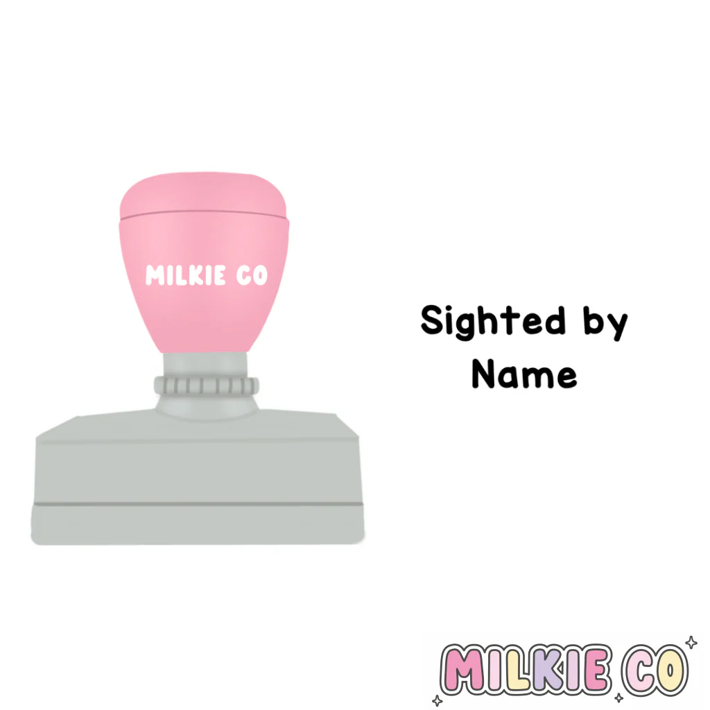 Rectangular: 'Sighted by' Stamp