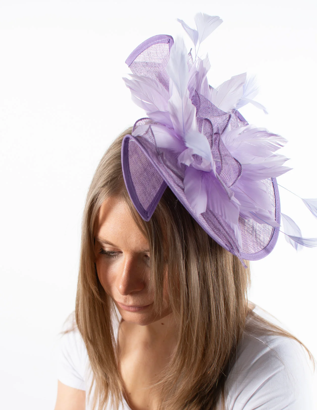 Fascinator | Fancy Floral Hat | Lilac