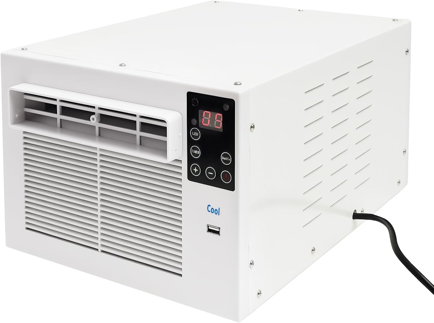 Mini Mobile Klimaanlage Kühler 280W Tragbares Mini-Klimaanlage, Halbleiter-Klimageräte mit Fernbedienung, Fensterkühler Klimagerät, für Schlafzimmer Büro Camping Wohnmobil 5-8m³ Räume