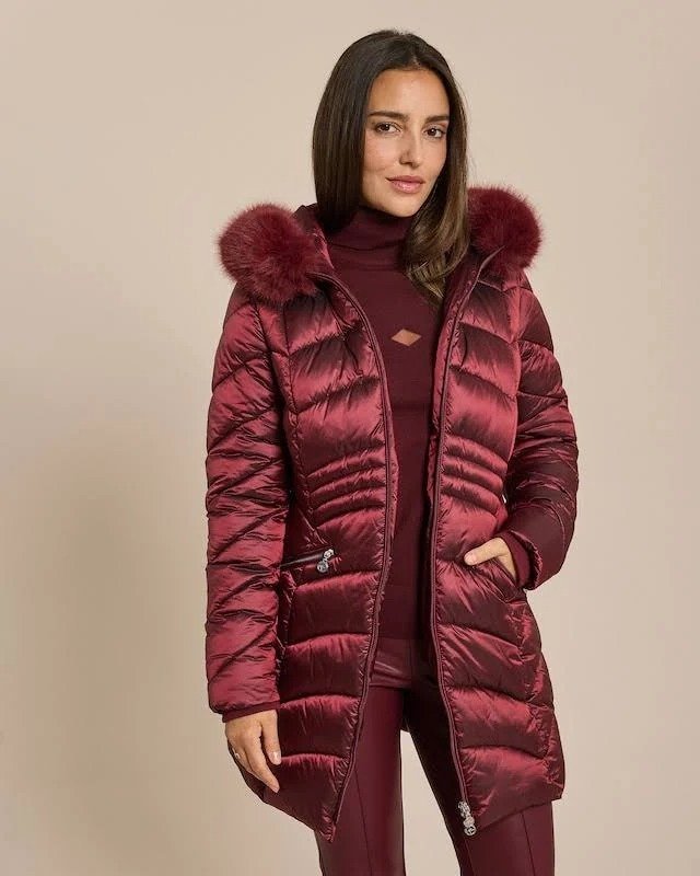 pfeffinger RP Mantel figurformender Stepp+Webpelz