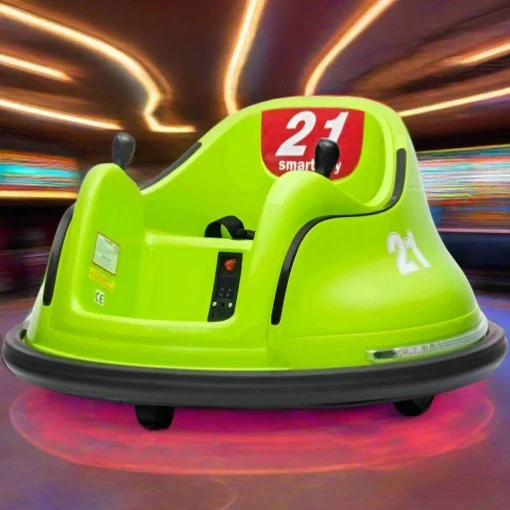 kids Waltzer 12V Electric Ride On Car With Remote Control In Green