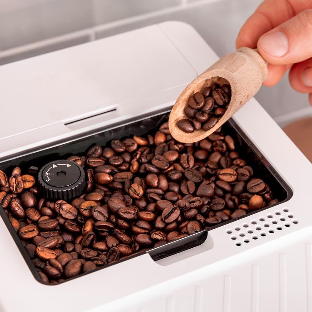 Cecotec Kompakte Superautomatische Kaffeemaschine mit Wifi Cremmaet Compactccino Connected Black Rose. 1350W, 19 Bar, TFT-Bildschirm und APP, Mahlwerk, Milchtank 400 ml und 1 Liter Wasser