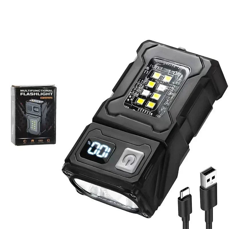 Mini USB Rechargeable LED Flashlight ¨C Super Bright Magnetic