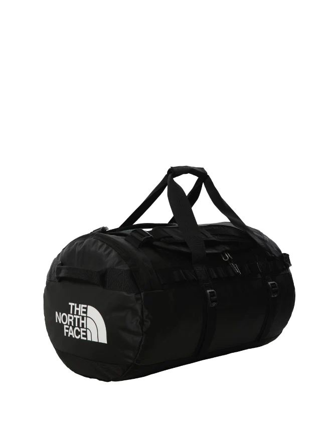 Ruime Zwarte Nylon Duffeltas �C Maat M, Duurzaam & Lichtgewicht