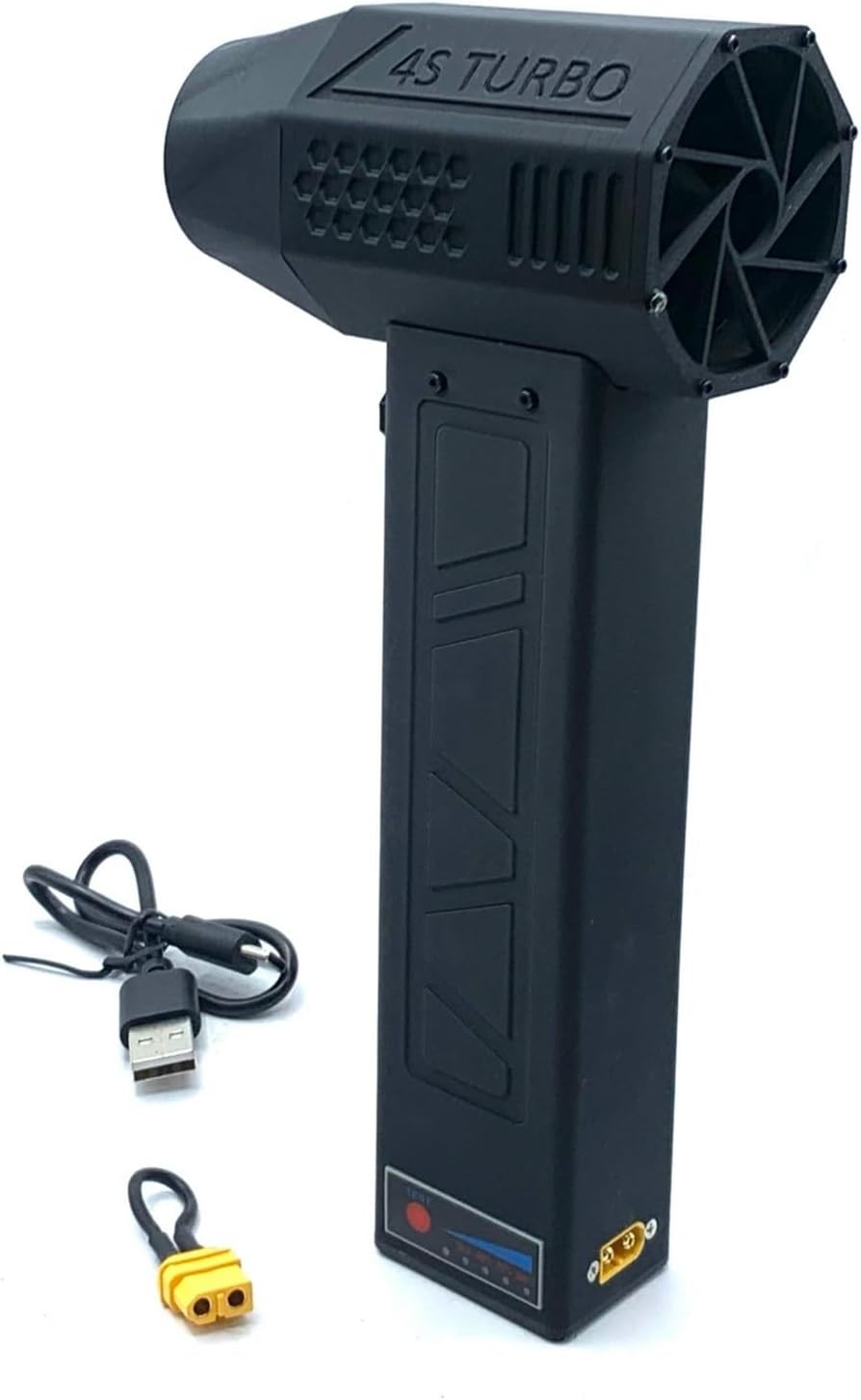 SPORTARC Hochleistungs-Turbo-Lüfter, 50 mm bürstenloser Motor, gewaltsamer Ventilator, Mini-Turbo-Lüfter, elektrisches Mini-Trockengebläse, 500 W