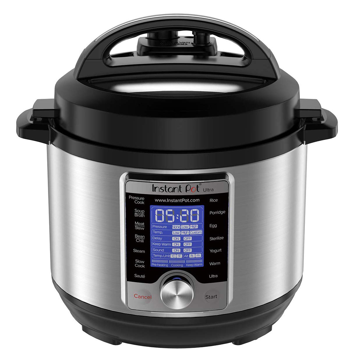 Instant Pot Ultra Mini 3 Quart Programmable Cooker, Stainless Steel, 16 in 1, Silver, Touch Control, UL Certified