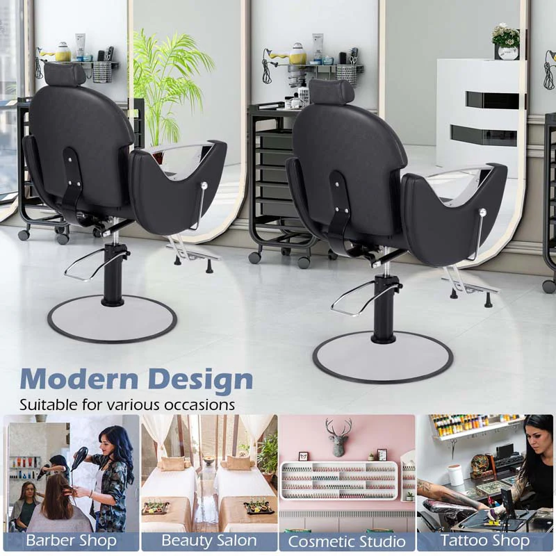 Eletriclife 360�� Swivel Reclining Salon Chair for Hair Stylist