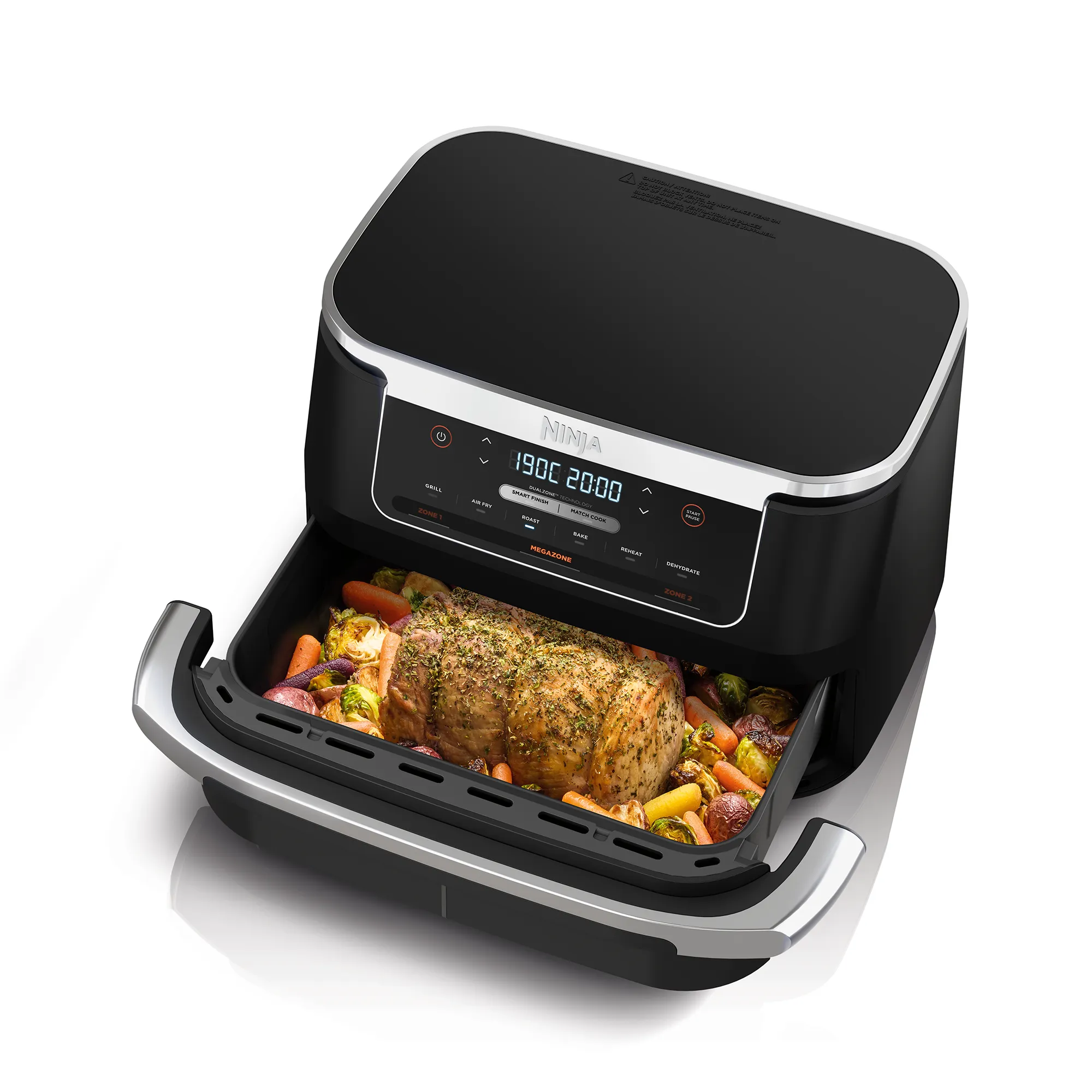 2025 Ninja FlexDrawer heteluchtfriteuse met 6,6 l MegaZone