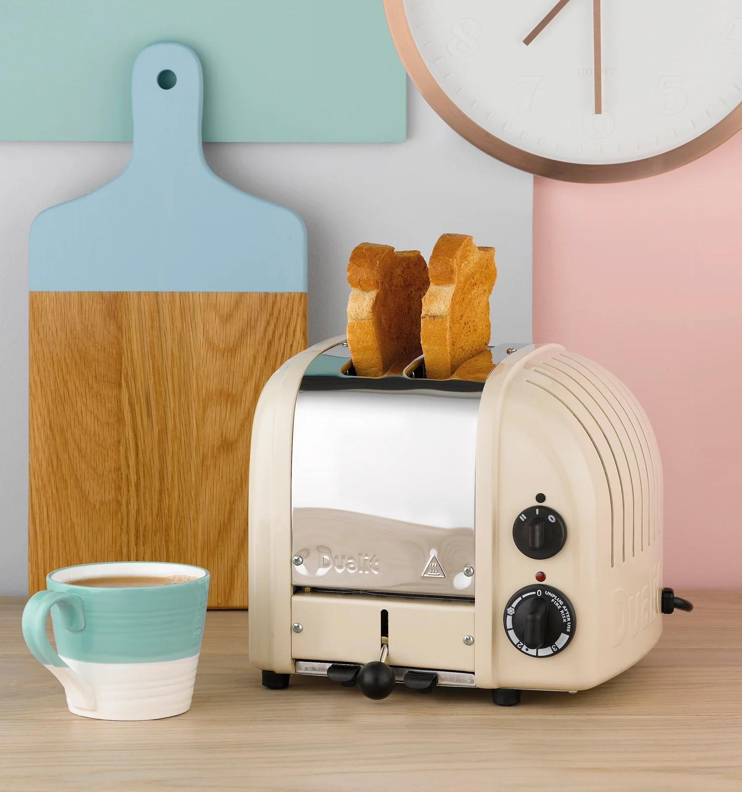 2025 Dualit Toaster Set 3 �C 2-sleuf Toaster met Broodjeshouder en Twee Sandwichklemmen