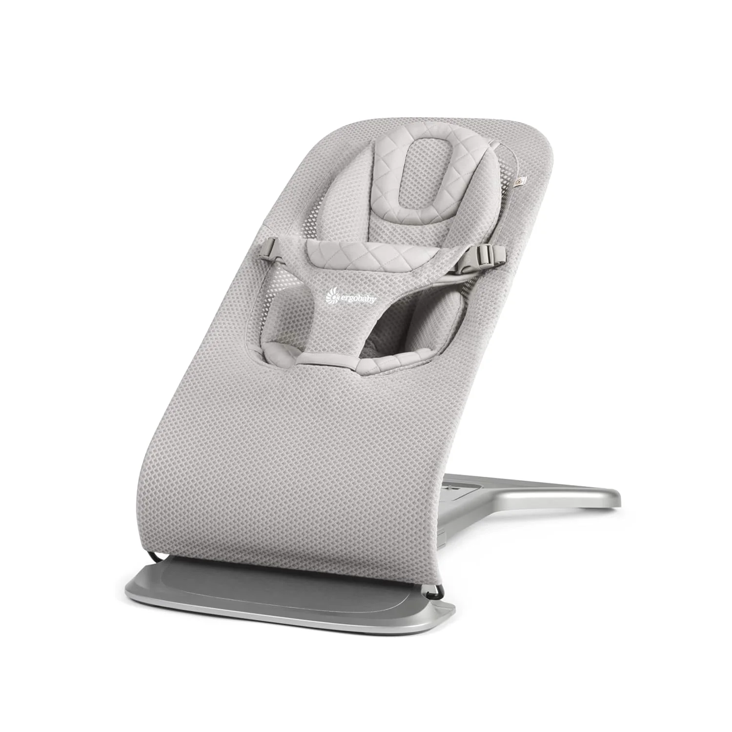 Ergobaby 3-in-1 Evolve Bouncer, Ergonomische wipstoel voor baby's vanaf de geboorte tot peuters, Babyschommel met zitverkleiner voor pasgeborenen (2,5 kg - 13,2 kg), Cream