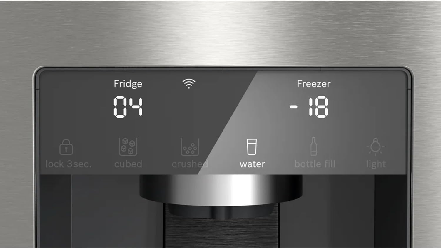 Bosch KFD96APEA, Série 6, Réfrigérateur américain, Pose libre, 183 x 90.5 cm, 574 L, Inox
