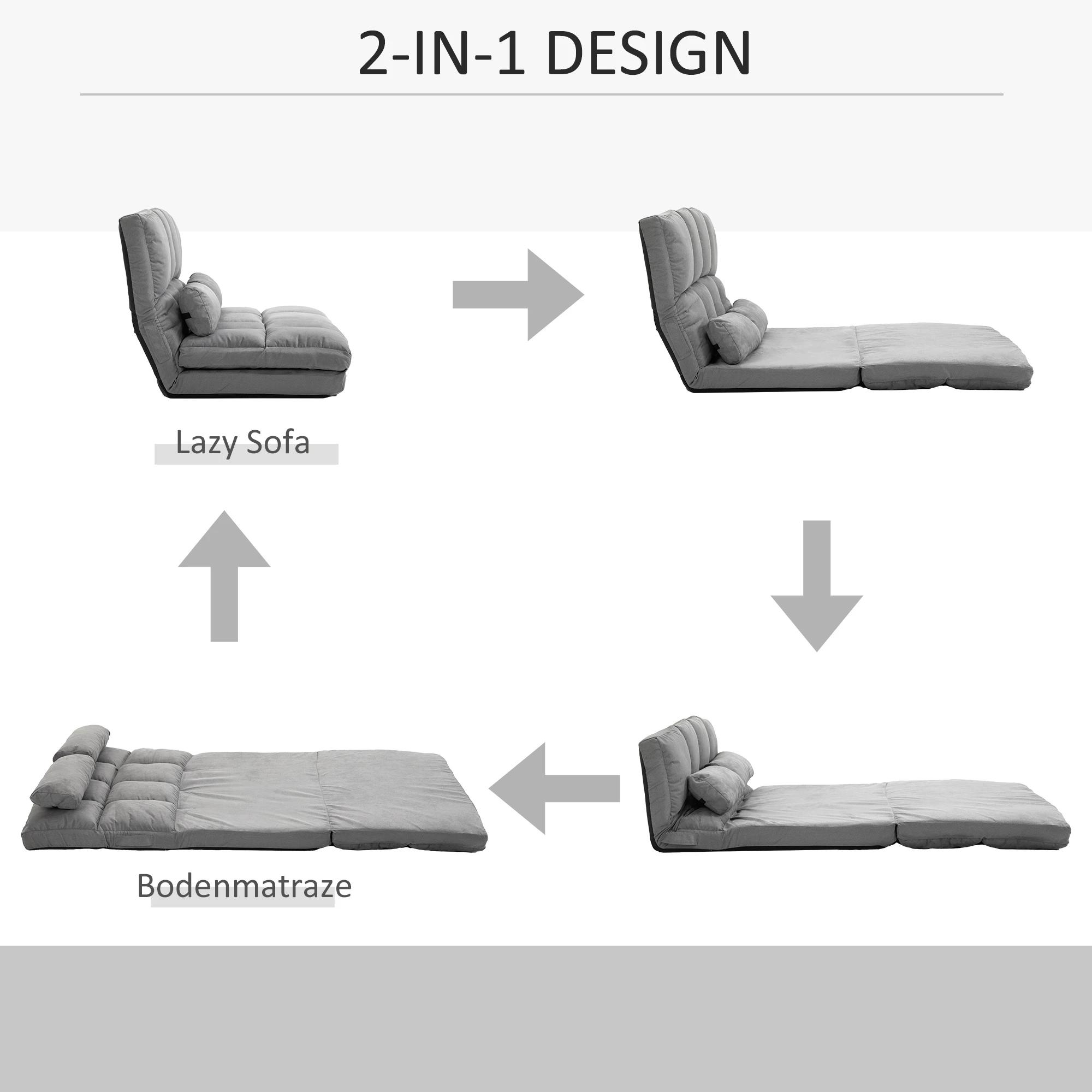 vloerstoel 2-in-1