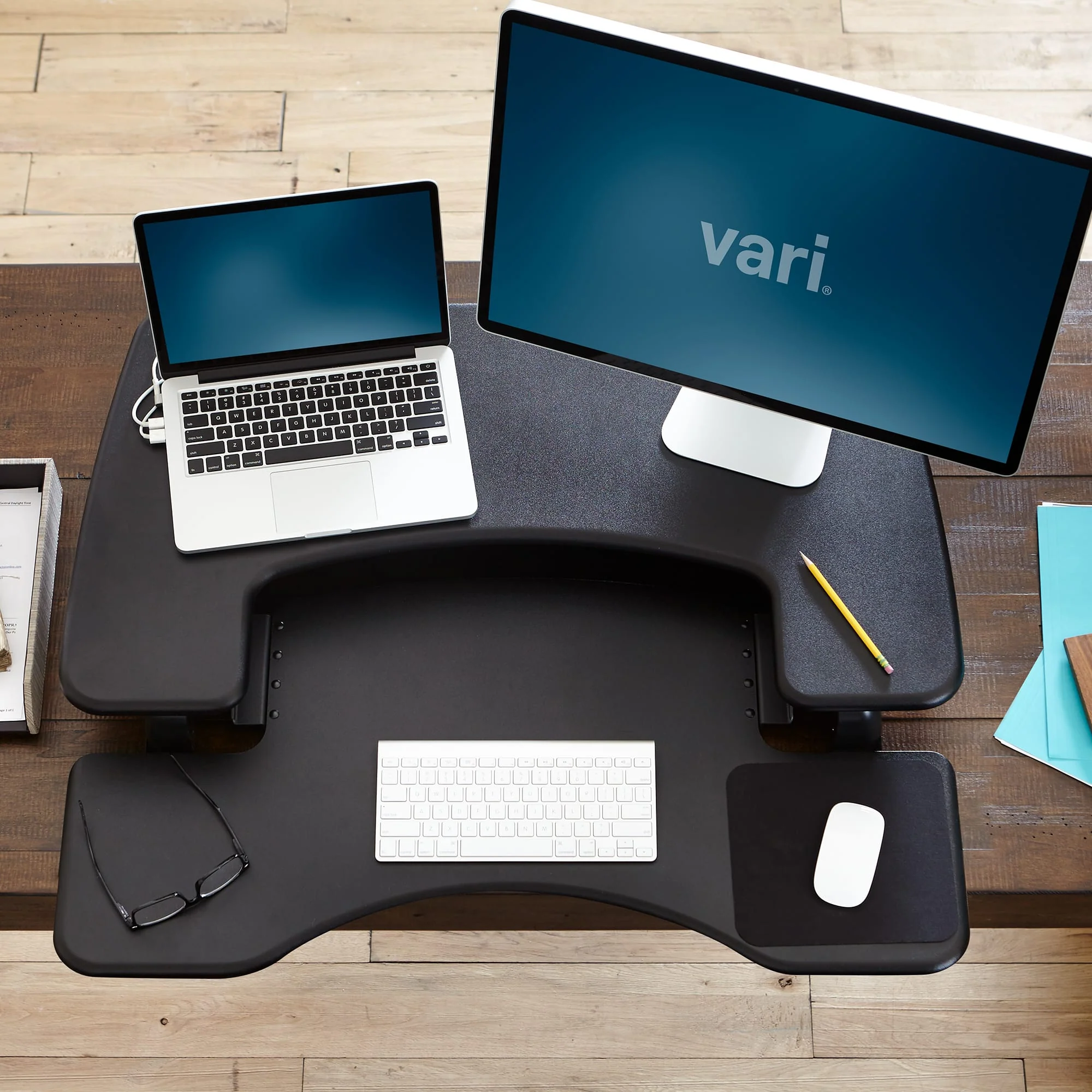 VariDesk? Pro Plus? 36 Staande Bureau Converter, Dubbele Monitor, Zwart