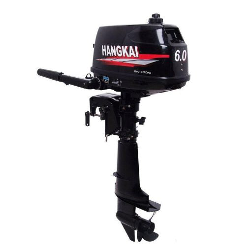 Premium 6 HP Outboard Motor for Fishing Boats �C 2 Stroke Engine with Quick Start, Lightweight Design