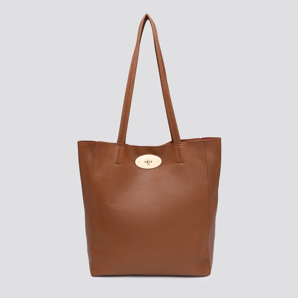 Bella Classic Tote Bag | Tan