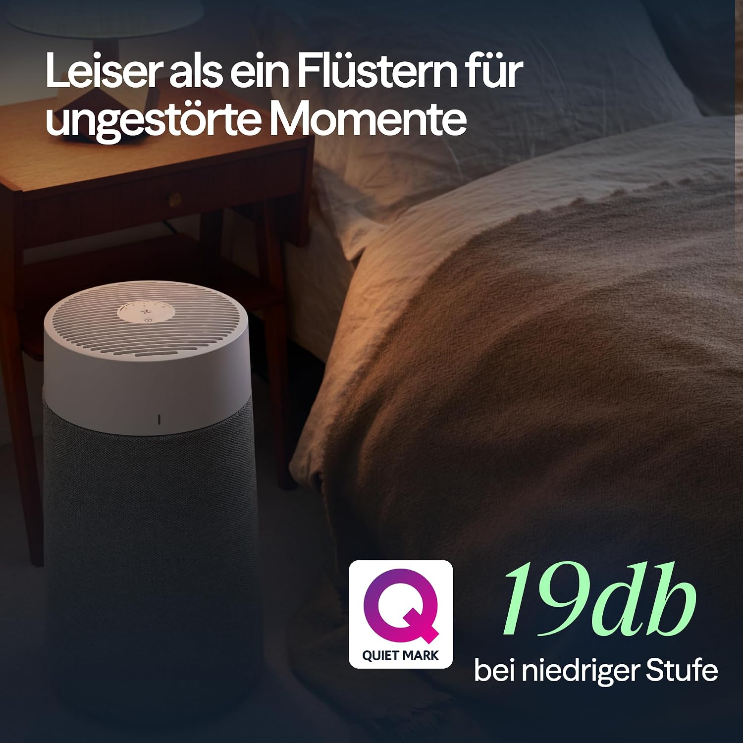 BLUEAIR Luftreiniger für Räume bis 43 m² – Smart, Leise, HEPASilent Technologie, Ideal für Zuhause, Schlafzimmer, Kinderzimmer, Gegen Staub, Allergene, Rauch, Schimmel, Tierhaare – Blue Pure 511i Max