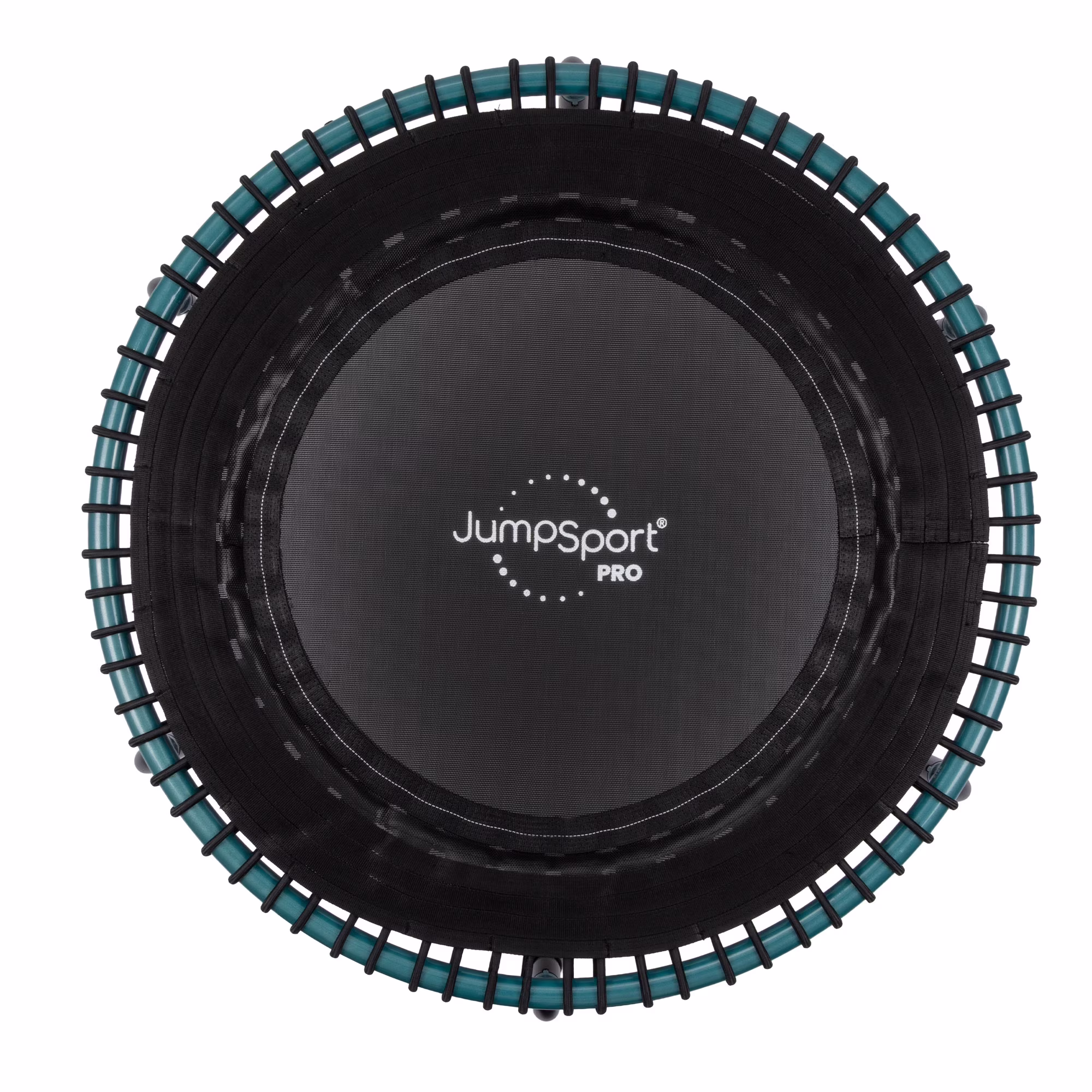 JumpSport 350 Pro Fitness 39" Cardio Workout Indoor Trampoline, Teal/Black