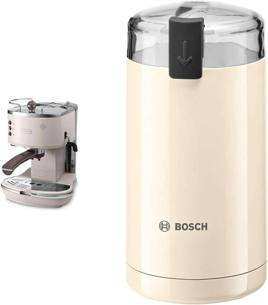 De'Longhi Icona Vintage ECOV 311.GR �C Espresso-pistonmachine in retrolook, espressomachine met handmatige melkopschuimer, voor gemalen koffie of ESE-pads, 1,4 l waterreservoir, groen
