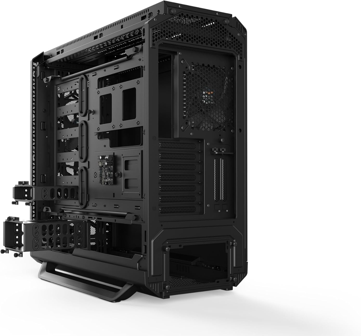 be quiet! Boîtier PC Silent Base 802 Black, 3 Ventilateurs Pure Wings 140 mm, 2 capots supérieurs et Avant interchangeables, Plateau de Carte mère découplé