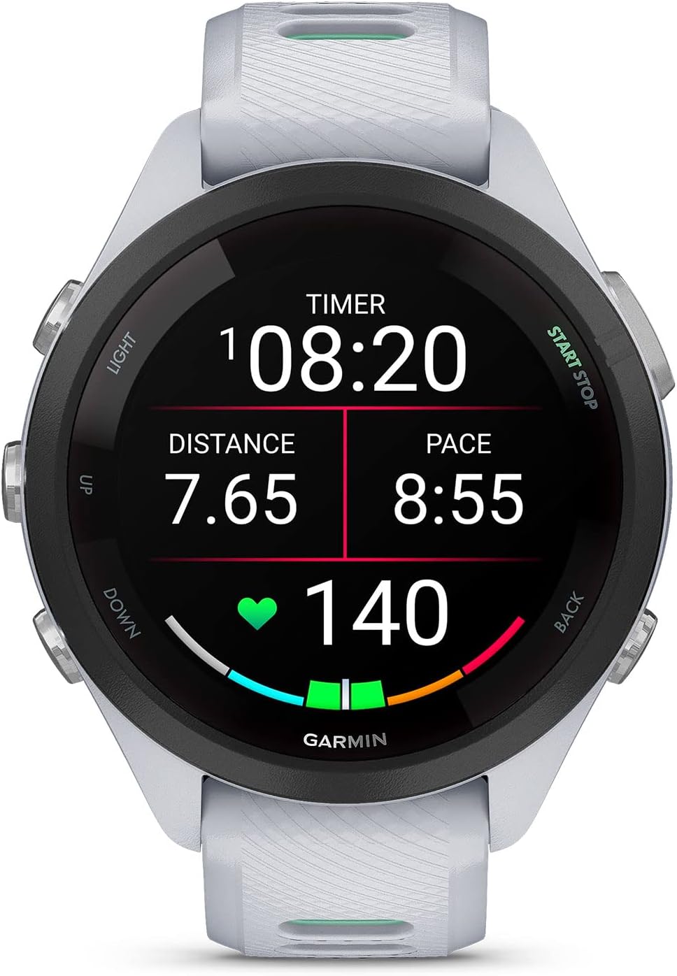 Unisex Forerunner® 265S GPS Uhr, steinweiss-mintgrün, OneSize