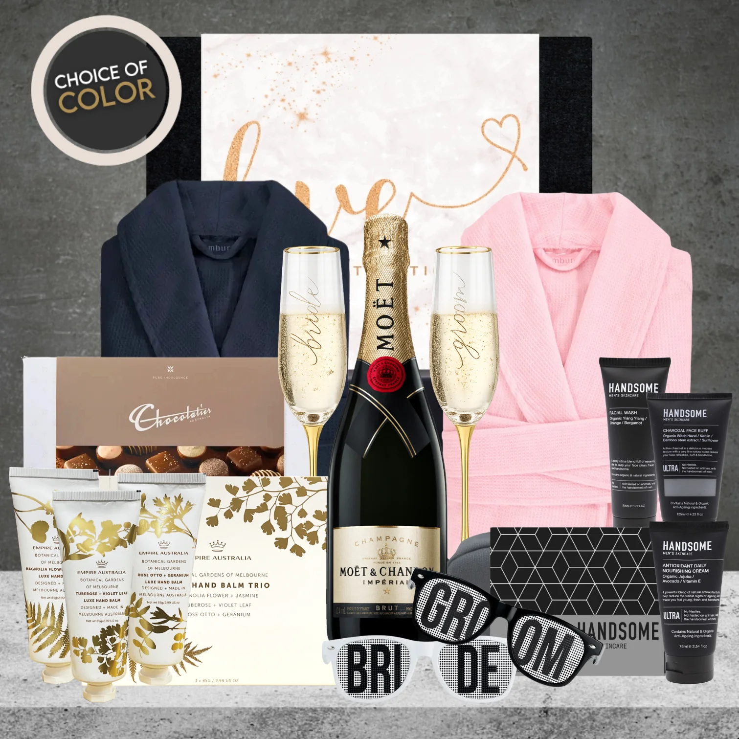 Bride & Groom Moet Hamper