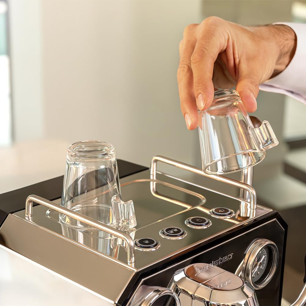 Cecotec Espresso-Kaffeemaschine Barista Baristeo Intima, professionelle Barista-Espressomaschine, Vorbrüh-System, 15 Bar Pumpe, einfaches Befüllen, 1,7L Wassertank und Tassenwärmer