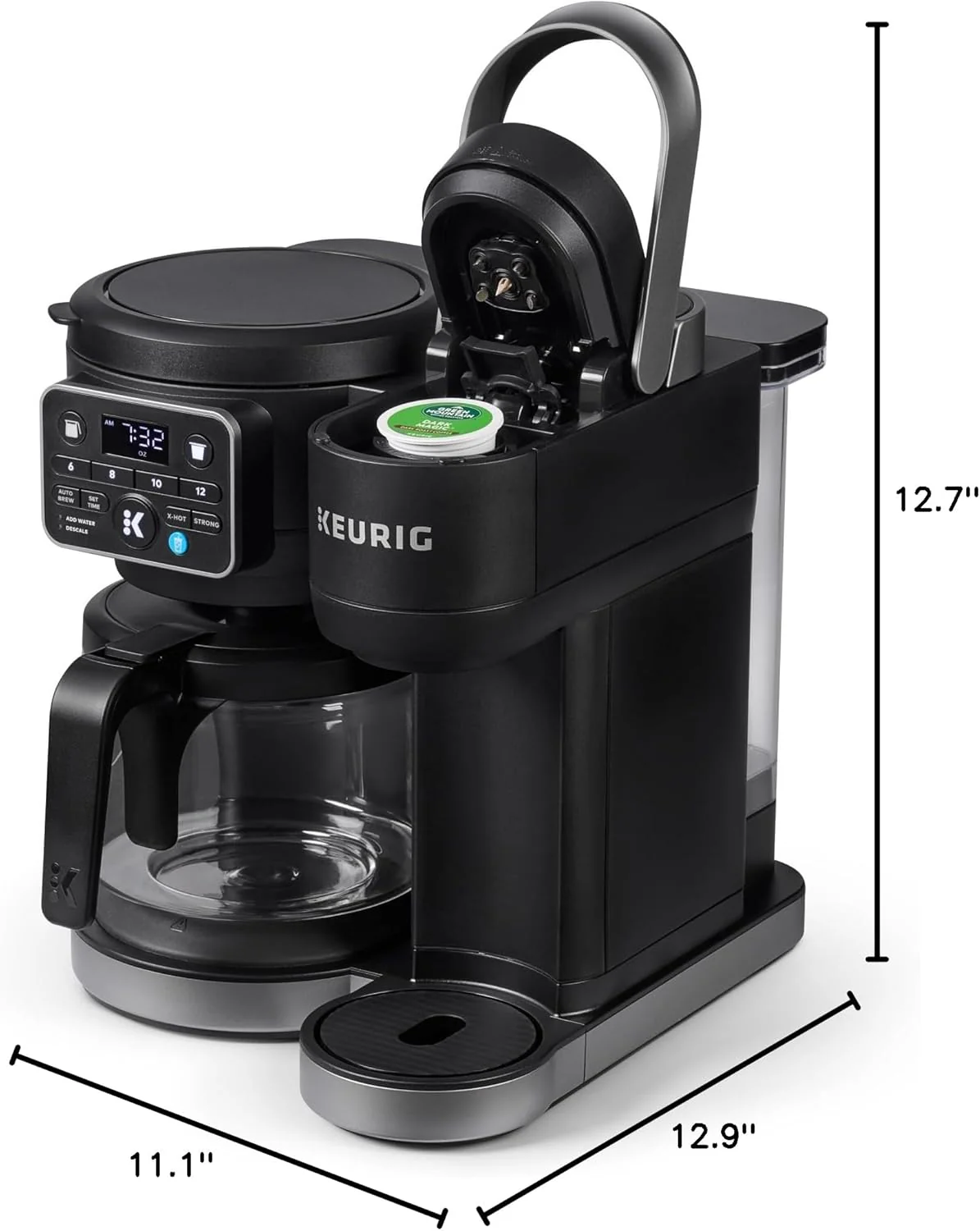 Keurig K-Duo Hot & Iced Single Serve & Carafe Coffee Maker, MultiStream Technology, 72oz Reservoir (Gen 2)