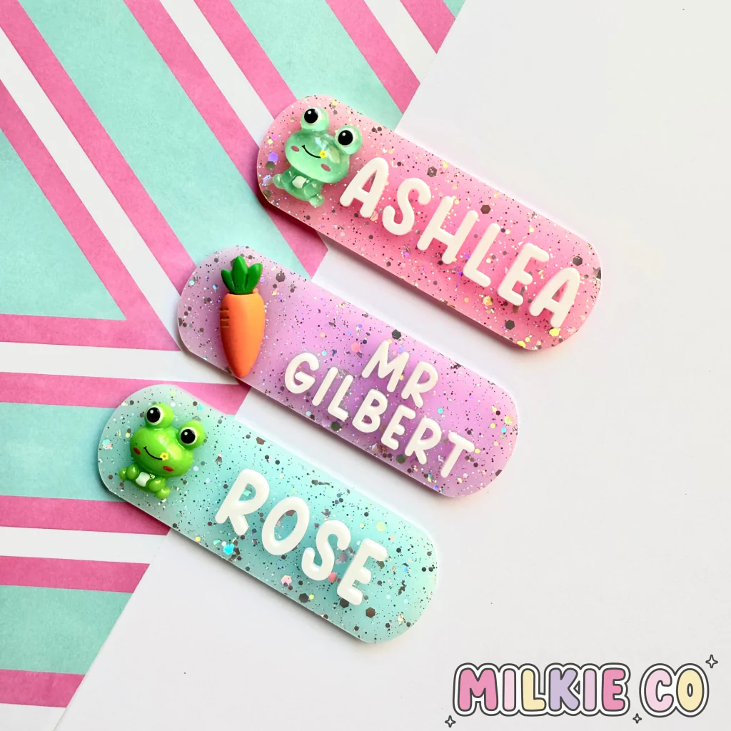 Premium Character Name Badges