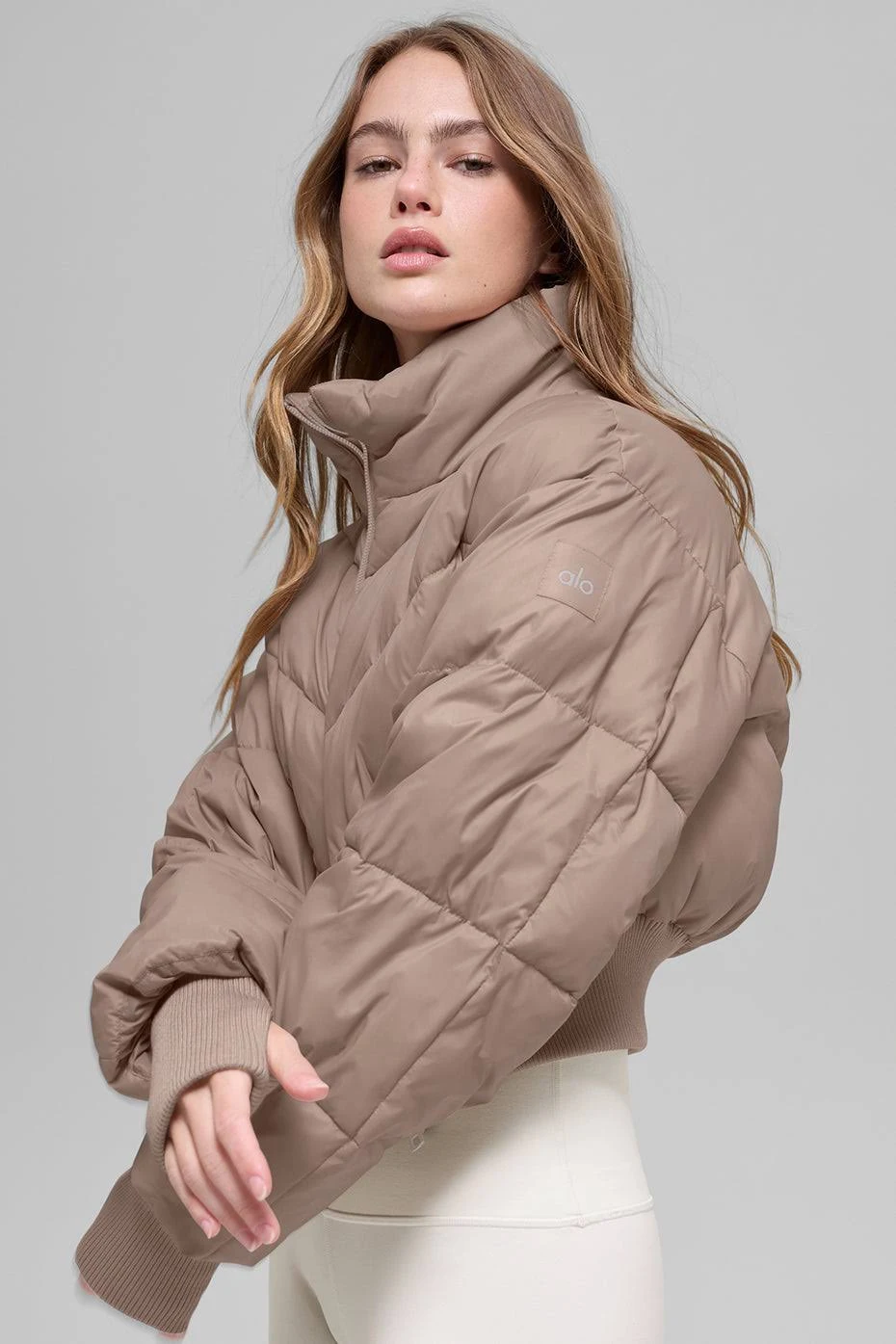 Alo Cropped Atmosphere Puffer