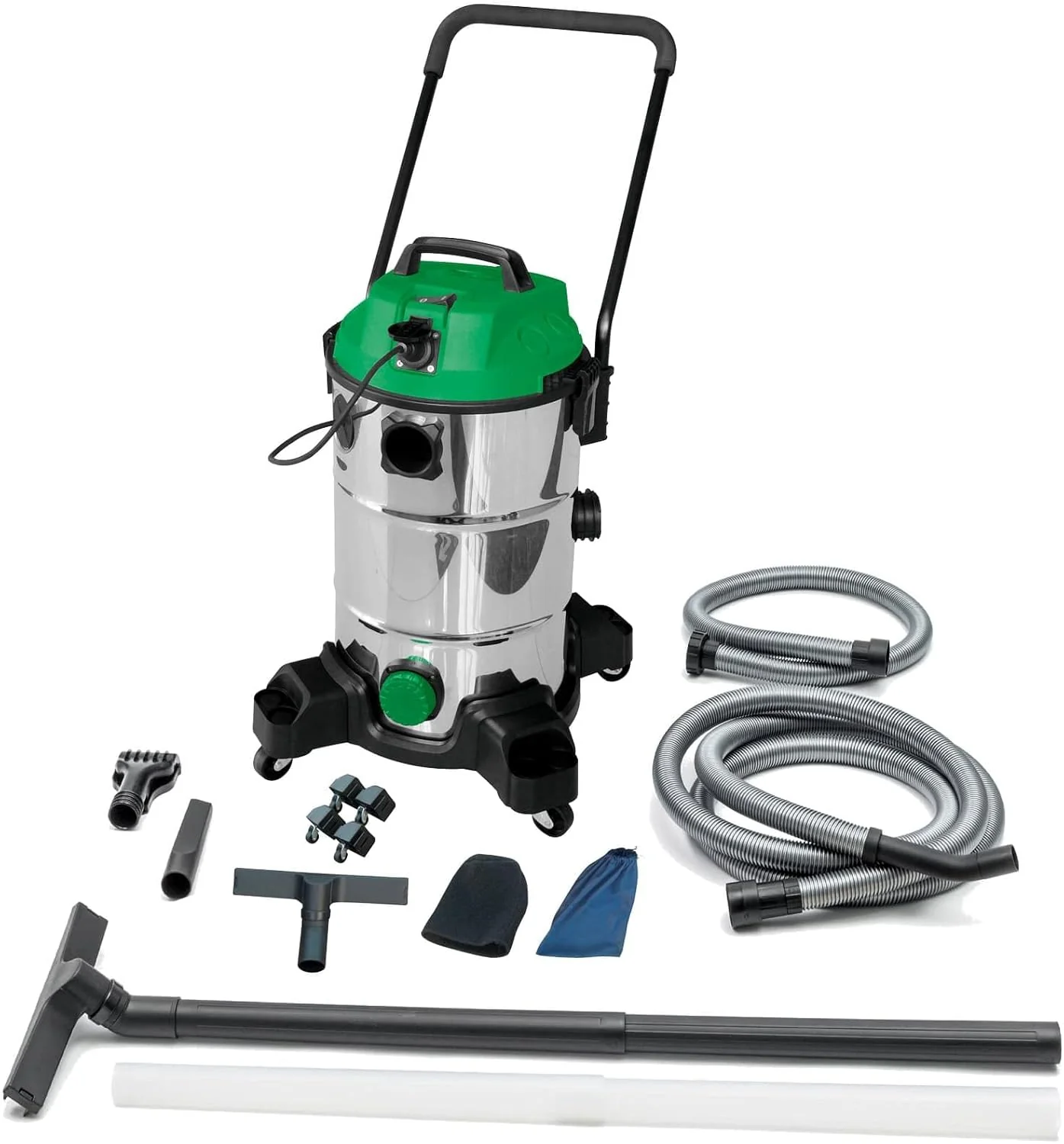 Wagner Green Vijverstofzuiger PRO VA | Non-stop zuigen | complete vijverslibzuiger voor het reinigen van tuinvijvers, zwemvijvers, visvijvers, zwembaden en huizen