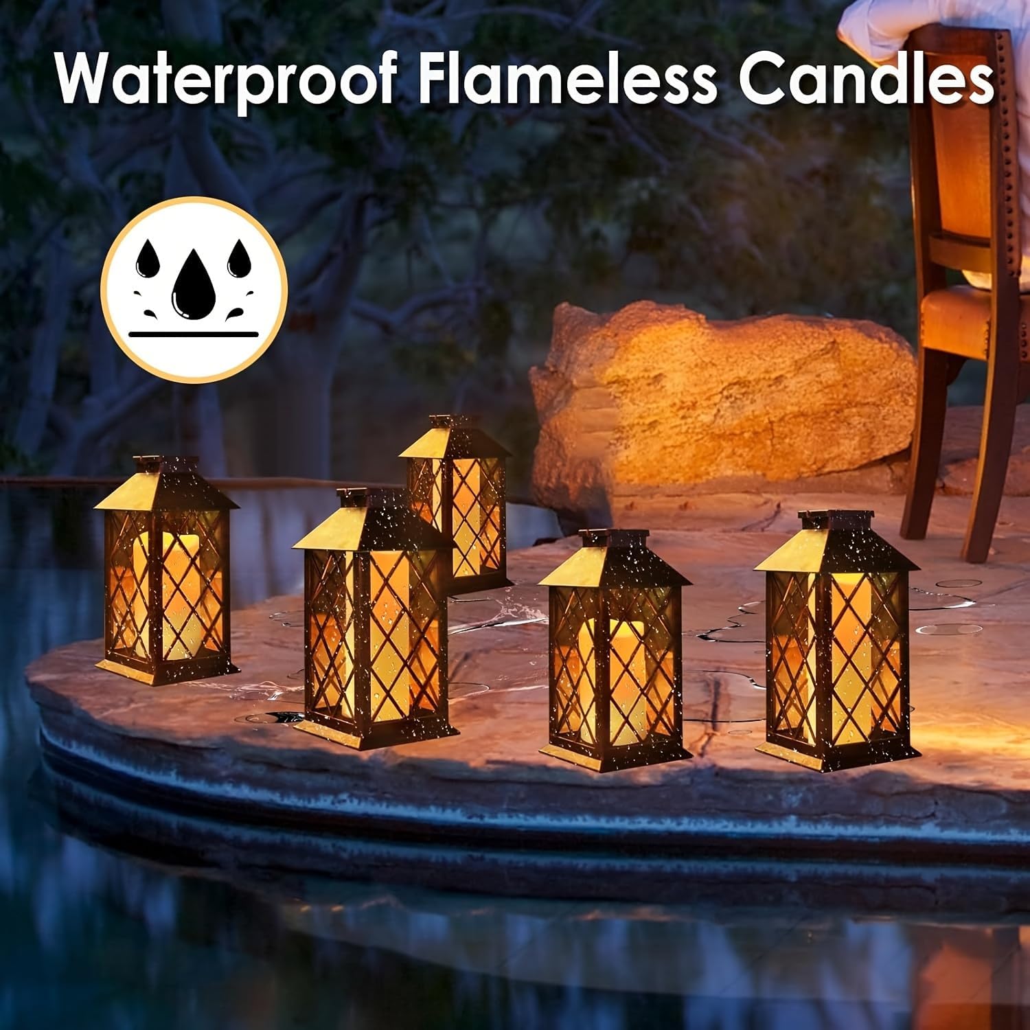 72 flammenlose Kerzen, 3 Größen (H4 12,7 cm, 15,2 x T 5,6 cm) mit Fernbedienung, Timer, warmgelbes Licht, batteriebetrieben, Familienhochzeit, Party, Weihnachtsdekoration