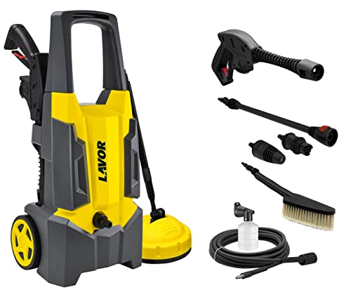 LAVOR Idropulitrice ad acqua fredda DIVE PLUS 135 con Accessorio Lavapatio e Spazzola Fissa, Pressione massima 135 bar, Portata massima 420 litri ora, Motore 1900 Watt : Amazon.it: Giardino e giardinaggio