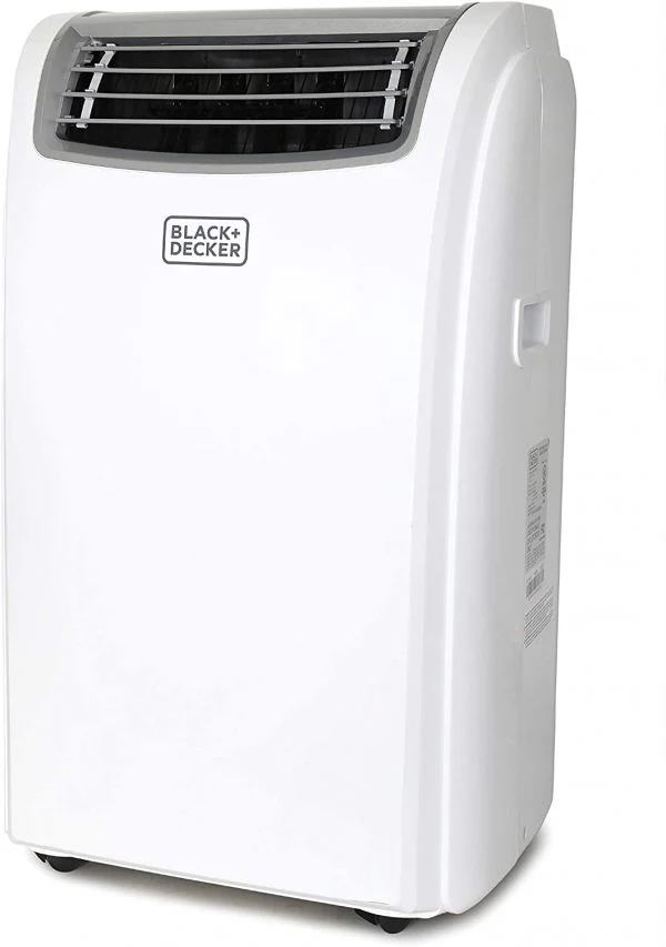14,000 BTU Portable Air Conditioner with Heat and Remote Control, White