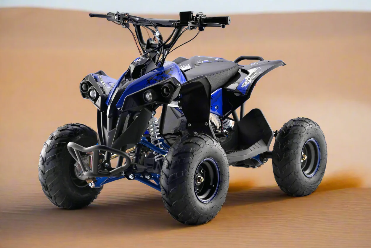 1200W 48V Electric Quad Bike with Brushless Shaft Drive ATV - Blue
