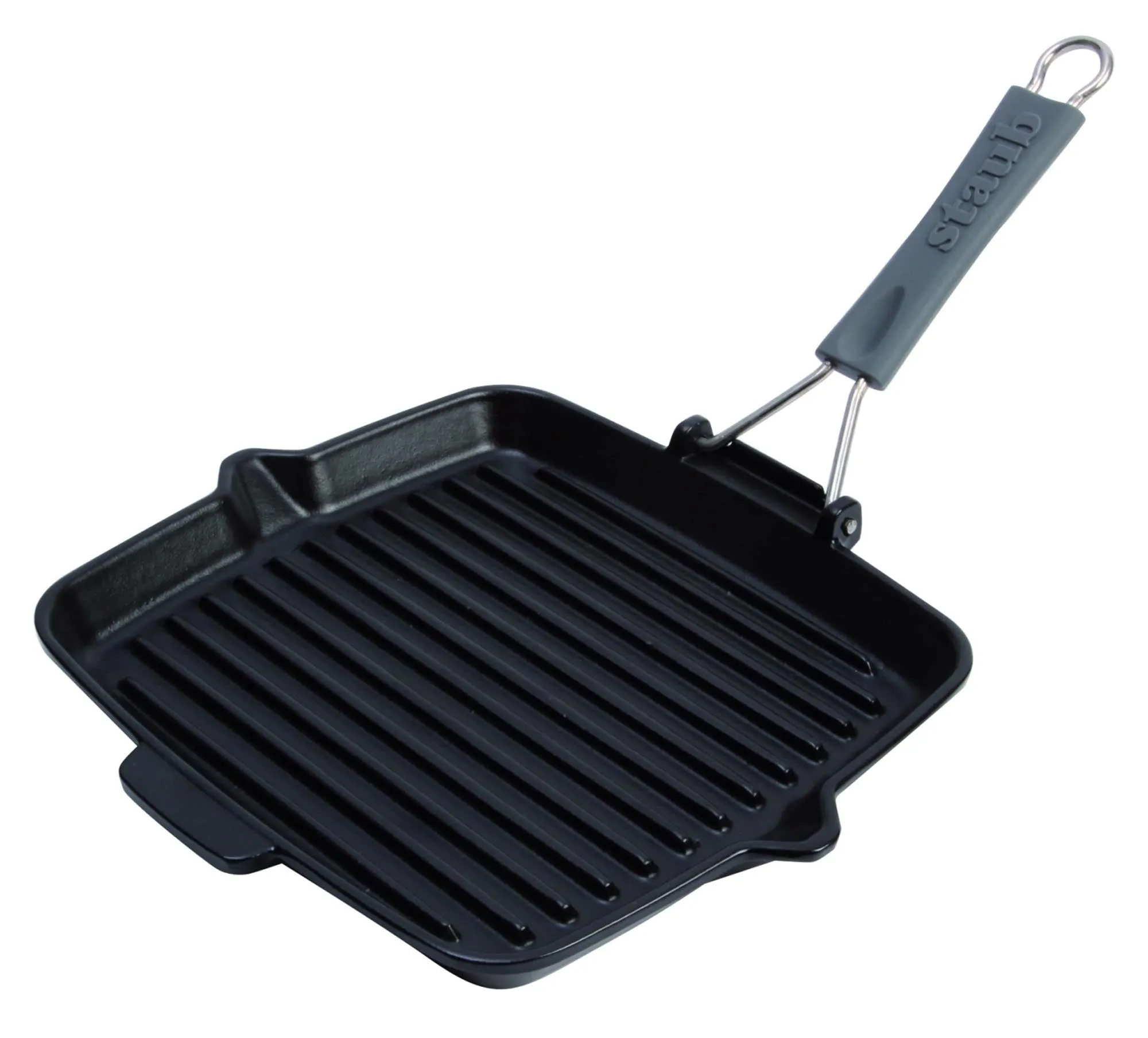 2025 Staub Grillpan vierkant �C Hoogwaardige gietijzeren pan voor perfect grilleren