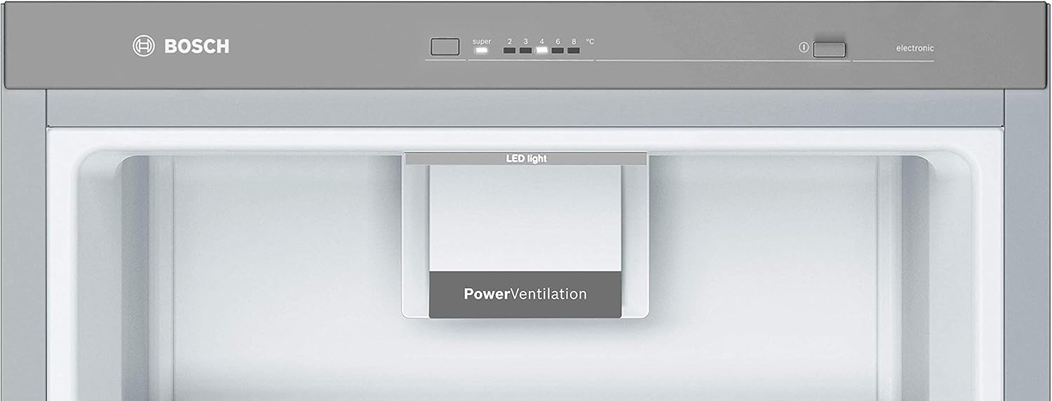 KSV36VLDP Serie 4 Kühlschrank, 186 x 60 cm, 346 L, VitaFresh längere Frische, LED-Beleuchtung gleichmäßige Ausleuchtung, EasyAccess Shelf ausziehbare Glasplatten