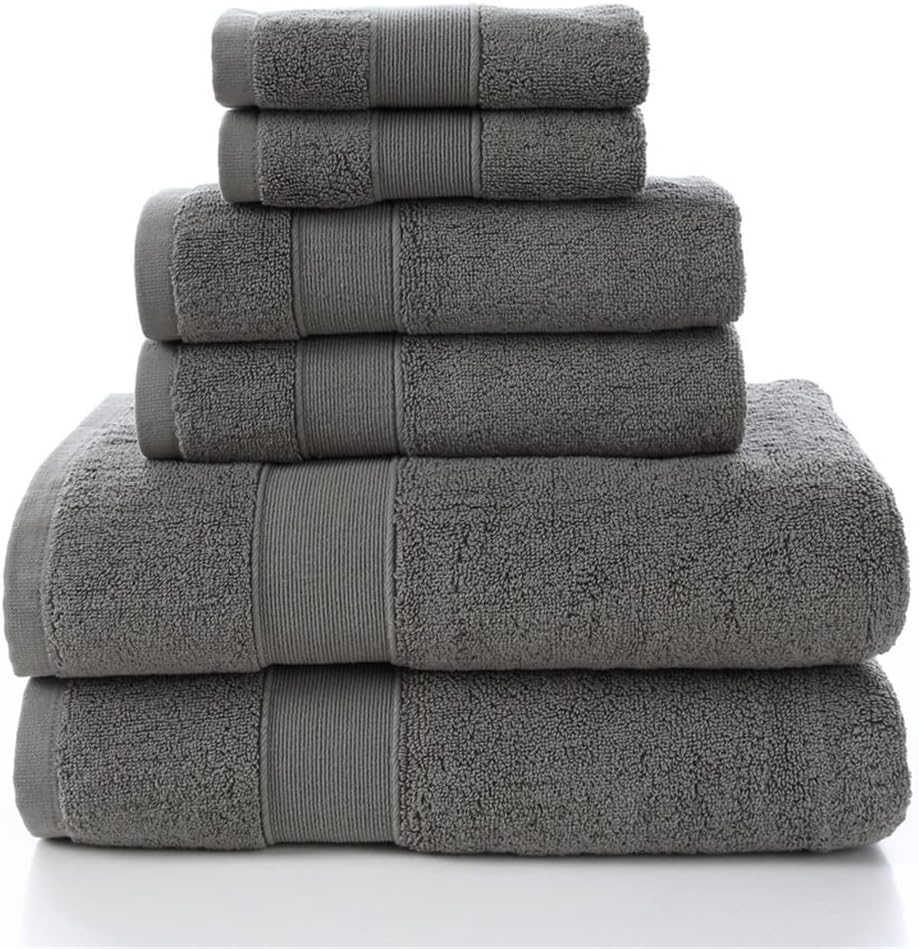 Baumwollbadetücher Weiße Badezimmer 2 Große Badetücher, 2 Handtücher, 2 Waschlappen Absorbierende Handtuch Für Strand, Weich/a