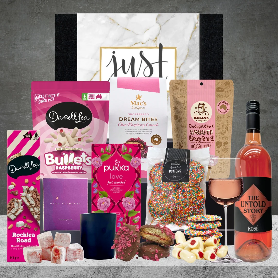 Australian Rose & Pamper Hamper For Her