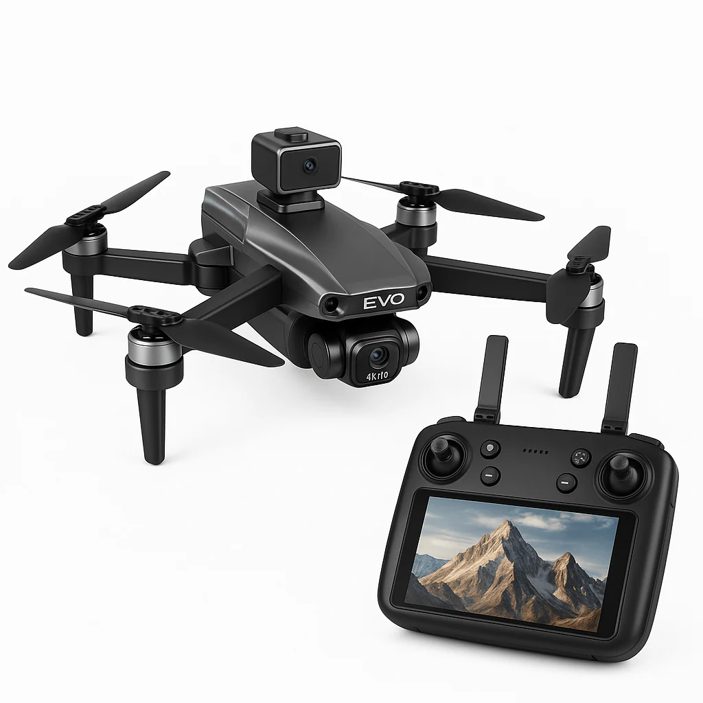 Max GPS Drone  8K Dual Camera Foldable Quadcopter with Obstacle Avoidance & Large Screen Remote
