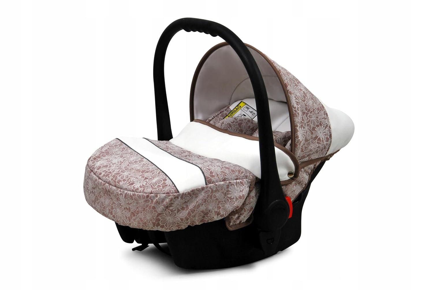 BabyLux® Bambimo Kinderwagen Set 3 in 1 - White Lux - incl. Babywanne, Buggy Sportsitz, Auto-Babyschale - Autositz - Kinderwagenset - Kombikinderwagen mit Wickeltasche, Regenschutz usw.