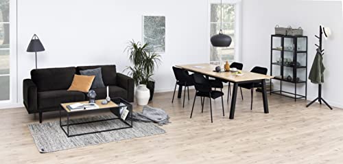 AC Design Furniture Lisette Sedia da Pranzo, Nero, H: 82 x B: 54 x T: 55 cm : Amazon.it: Casa e cucina