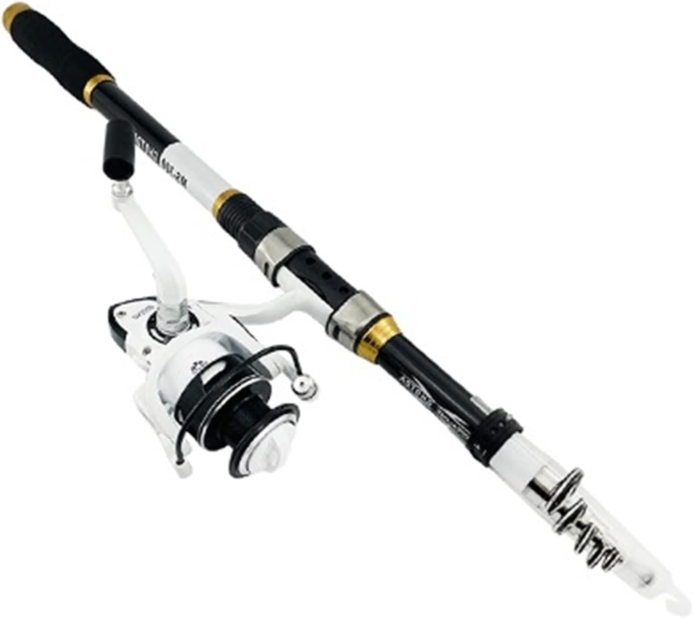 Angelrute Angelset Teleskop Angelrute Reel Combo Spinnrolle Angelset Karpfen Angelrute Reel Kit Angeln Sommer Gear Angelrute und Rolle Combo