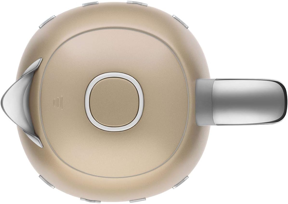 Smeg, 2x2 TSF01CREU -Toaster, 2 Schlitze für 2 Scheiben, 6 Vergoldungsniveaus, Heizfunktion, Abtau- und Bagel- Funktion, Sammelschublade, 950W, Creme
